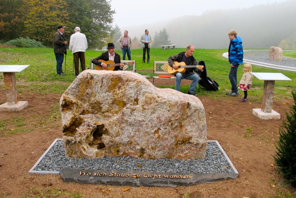 The preliminary version of the Border Stone has been completed