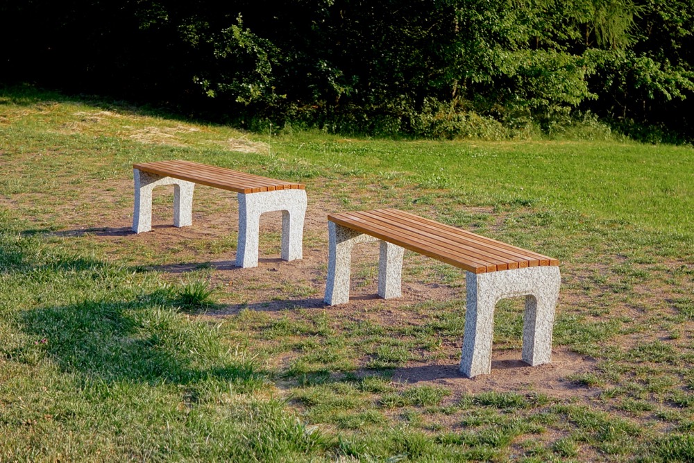 I designed benches